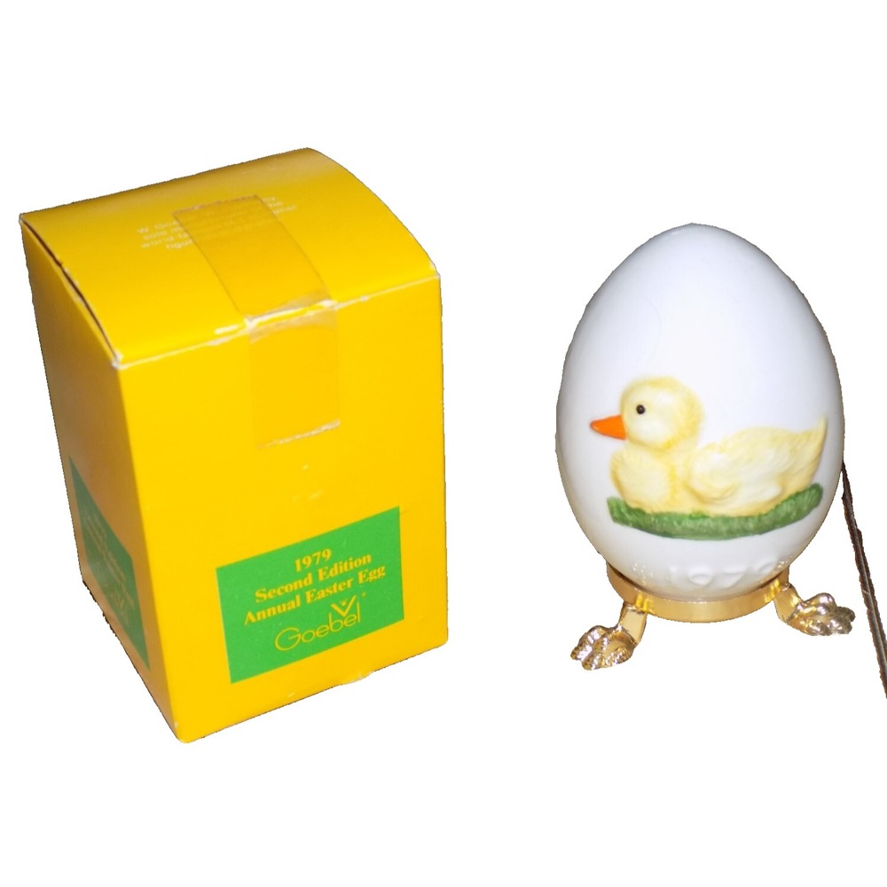 Vintage GOEBEL Annual Easter Egg 1979 Duck in Box Second Edition W Germany